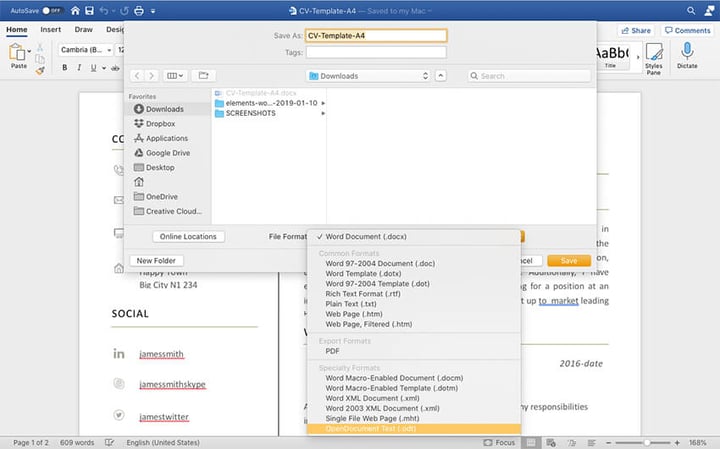 How Do I Open An Odt File In Word
